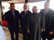 بالصور: فضيلة الشيخ رائد صلاح في زيارة تضامنية مع الشيخ محمد عايش 